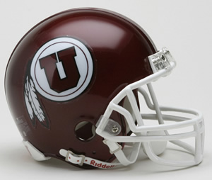 Utah Utes Mini Riddell Helmet